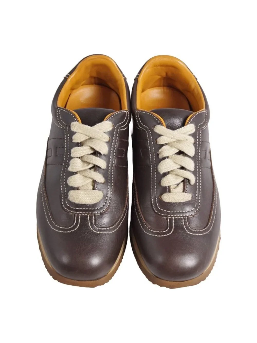 Hermes Sneakers Quick Low Cut Logo Leather